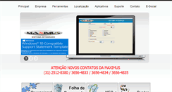 Desktop Screenshot of maximus-mg.com.br